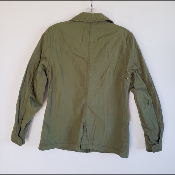 Vineyard Vines Green Waxed Cotton Parka Jacket - Picture 4 of 8